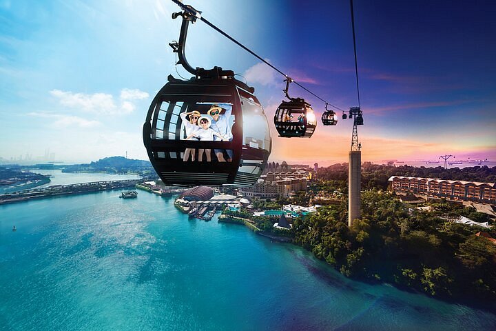 Singapore Sentosa Island Tour with cable car ride